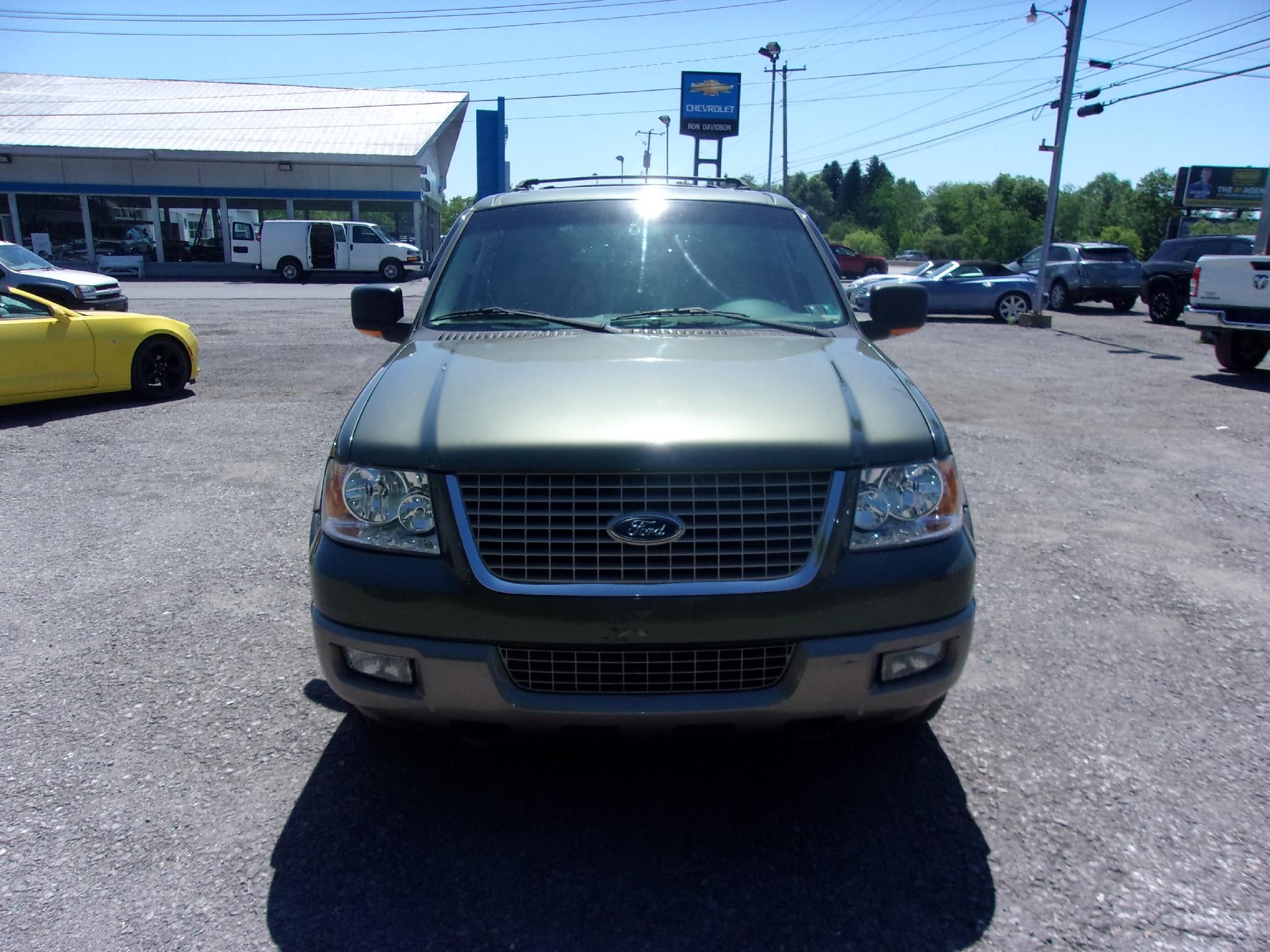 2003 Ford Expedition Eddie Bauer in Green Metallic — front three-quarter view